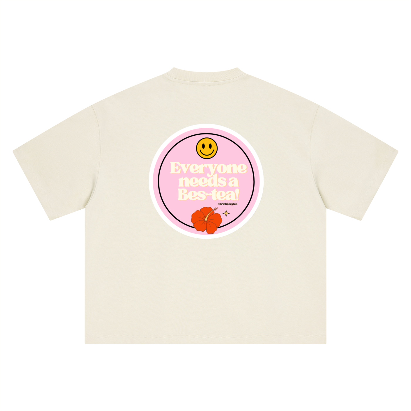 Everyone Needs A Bes-Tea! Boxy Oversized T-Shirt