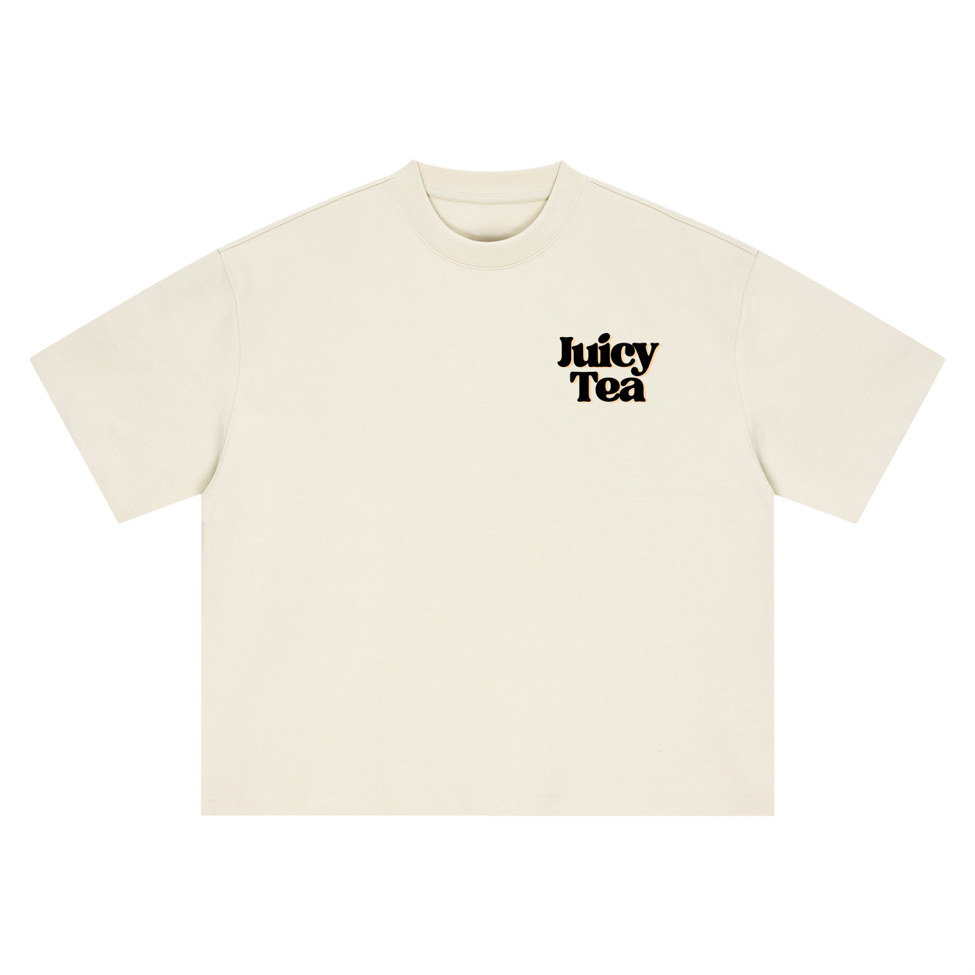 Peach Don't Be A Beach! Boxy Oversized T-Shirt