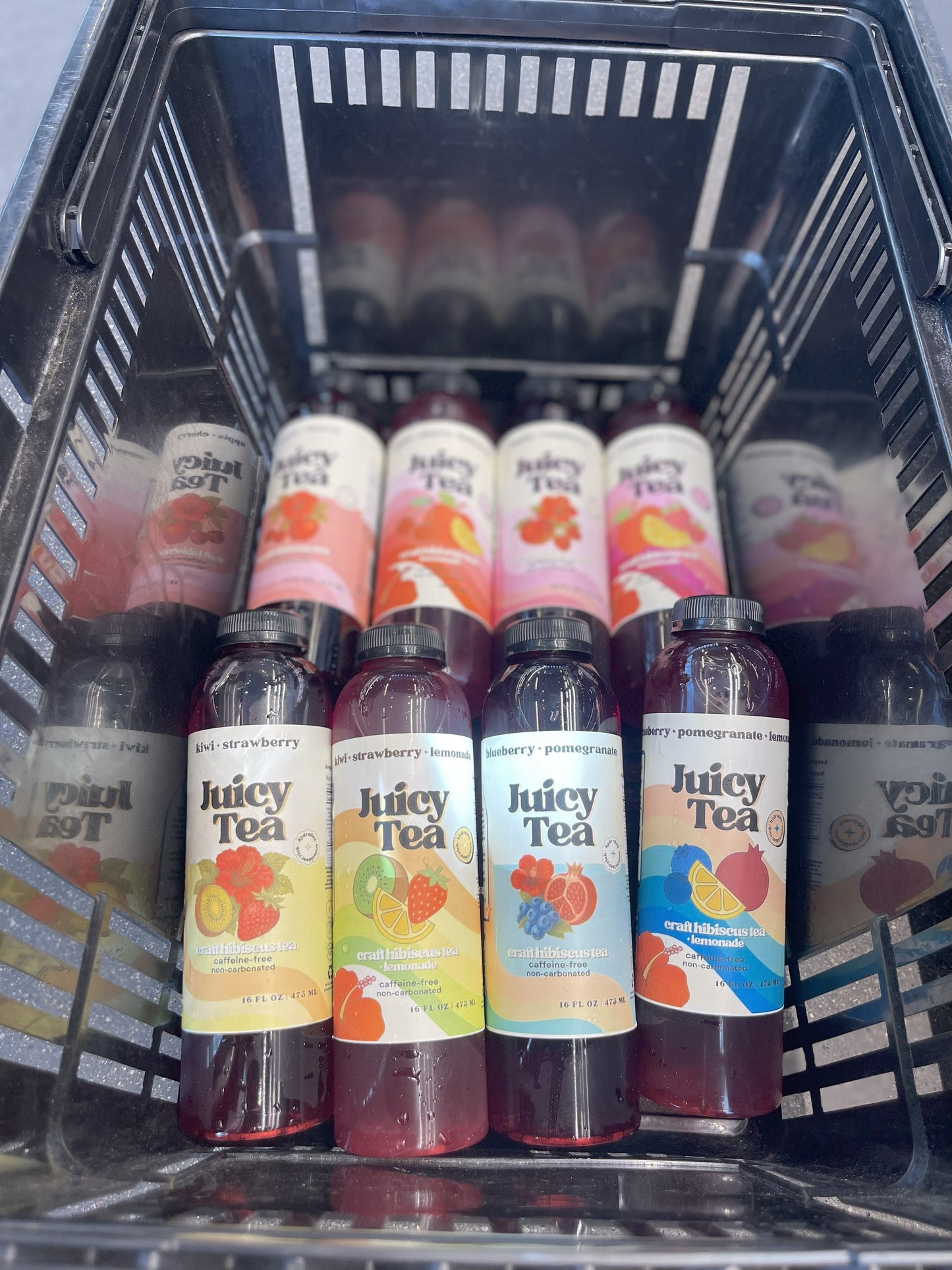 Juicy Tea Variety Pack, 8 bottles, one of each flavour in Original and x Lemonade