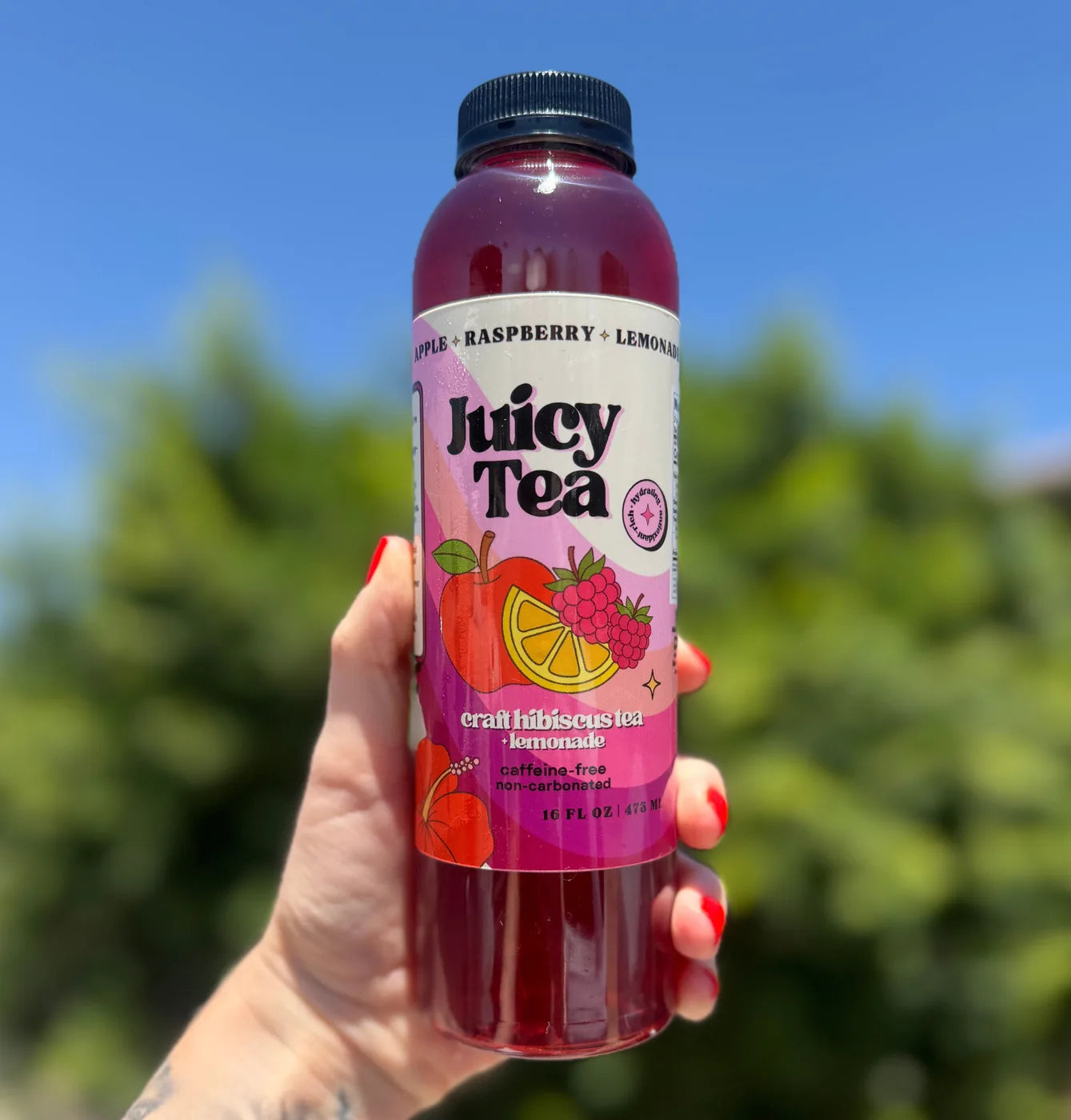 Juicy Tea x Lemonade, Apple + Cherry