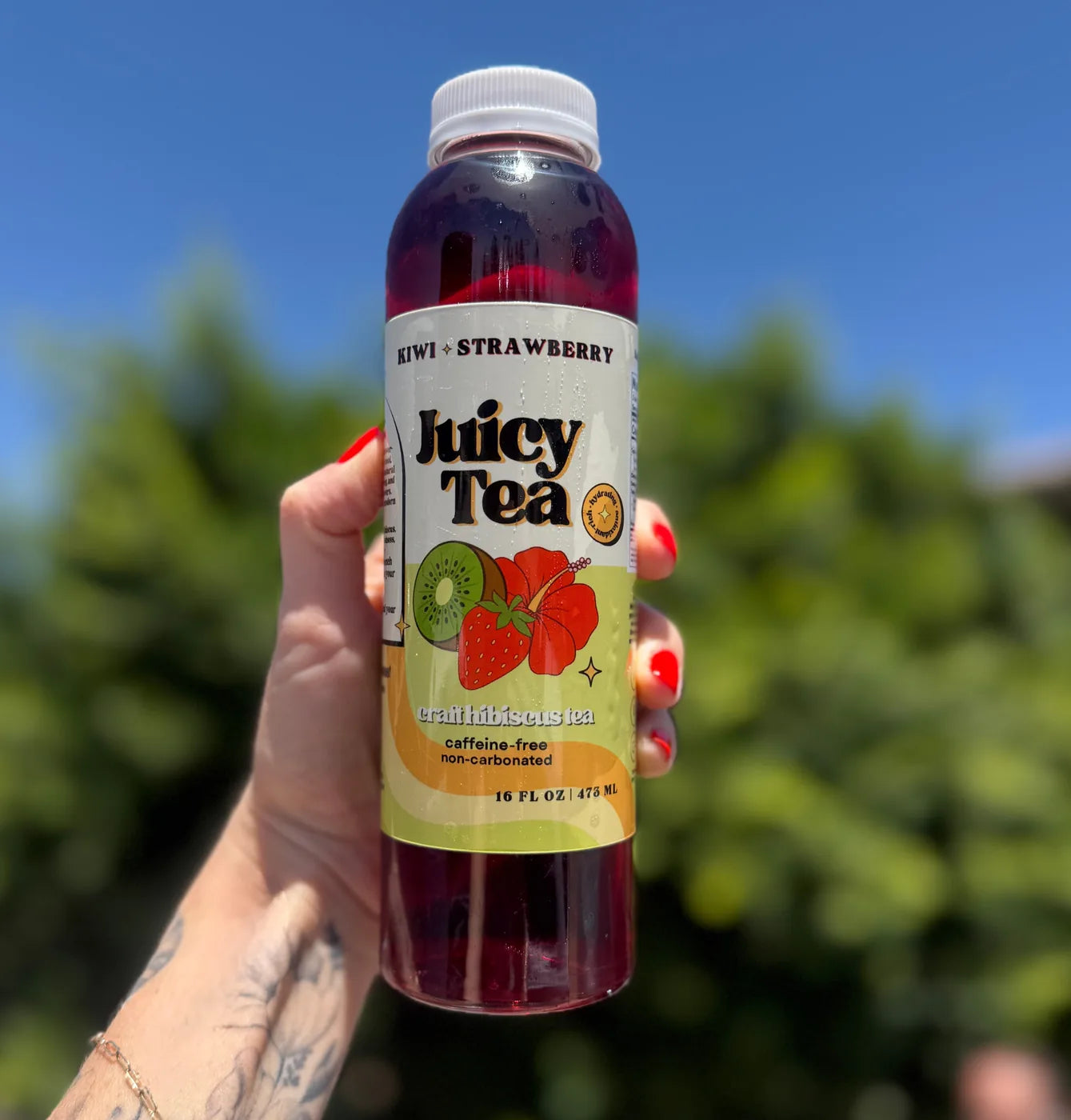 Juicy Tea x Lemonade, Apple + Raspberry