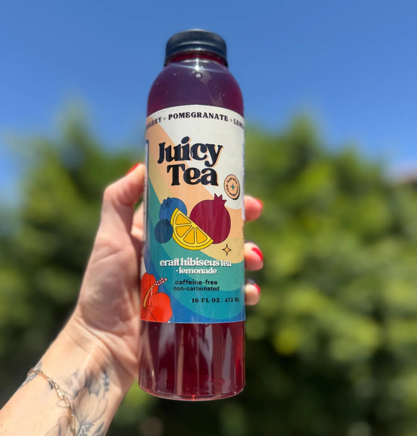 Juicy Tea Original, Apple + Raspberry