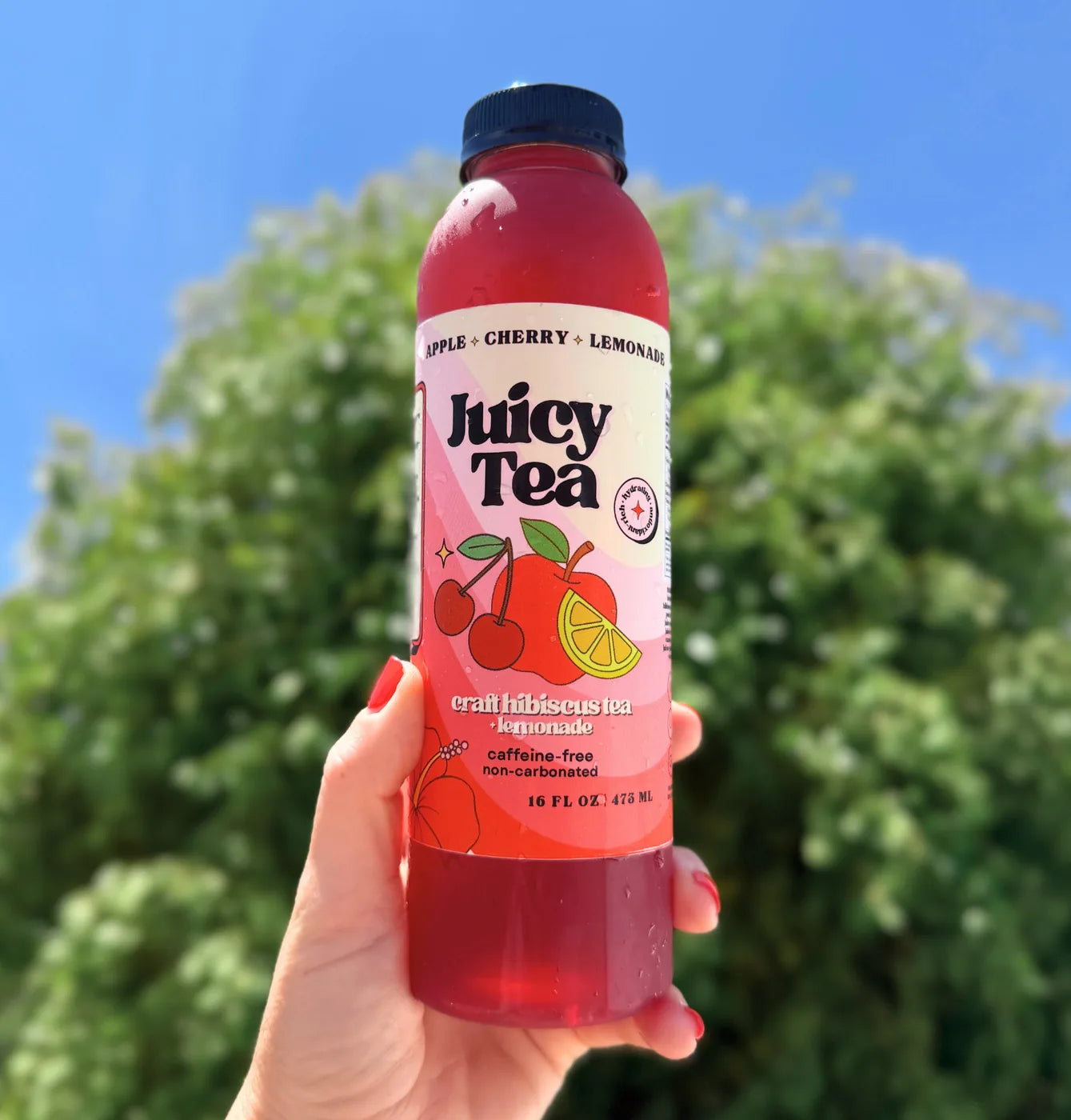 Juicy Tea x Lemonade, Kiwi + Strawberry