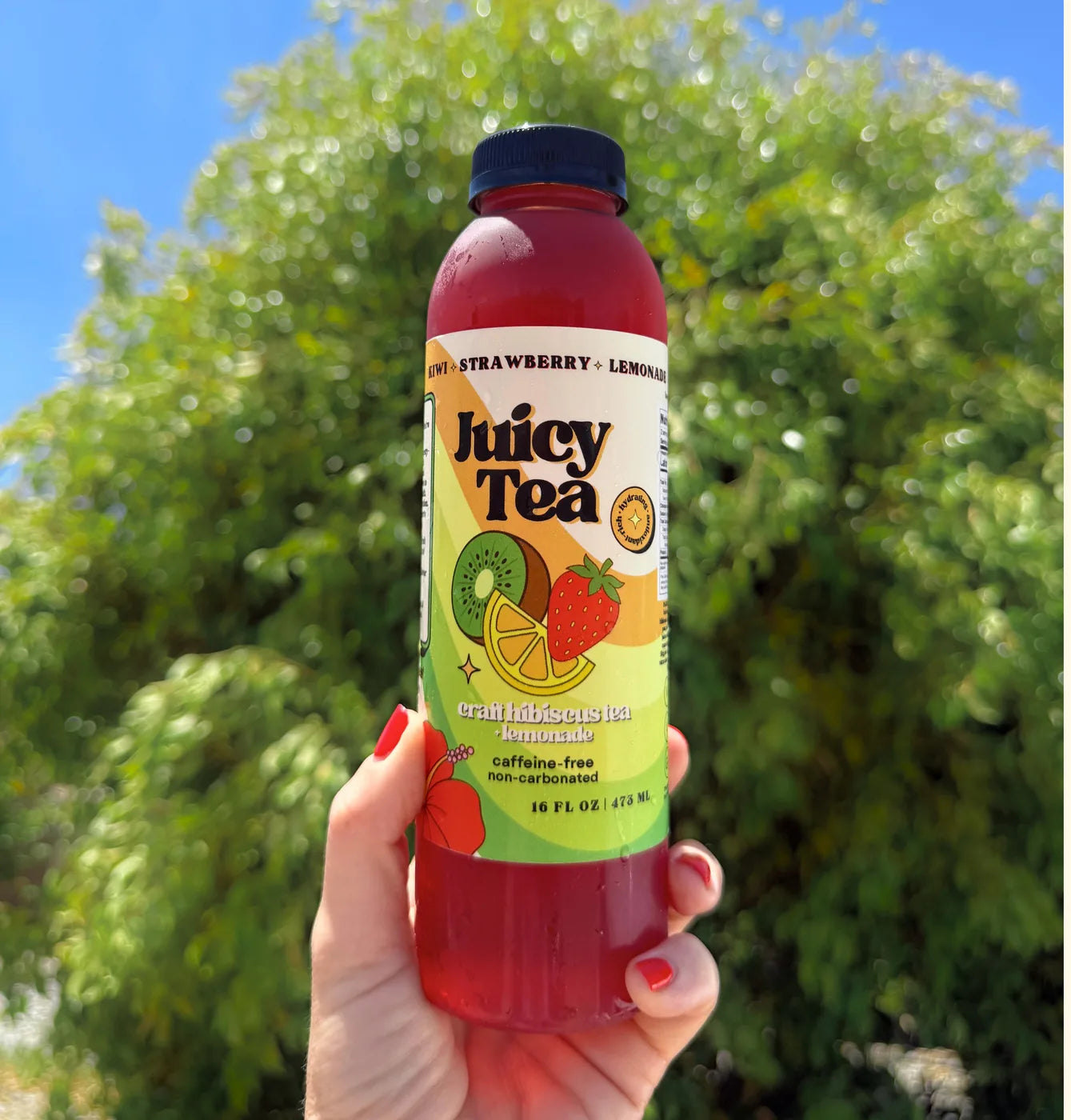 Juicy Tea Original, Kiwi + Strawberry